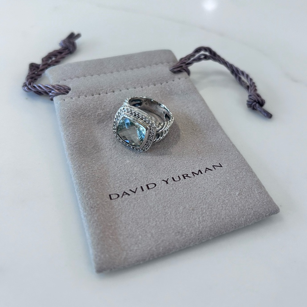 David Yurman Albion Ring - Size 6 - Prasiolite